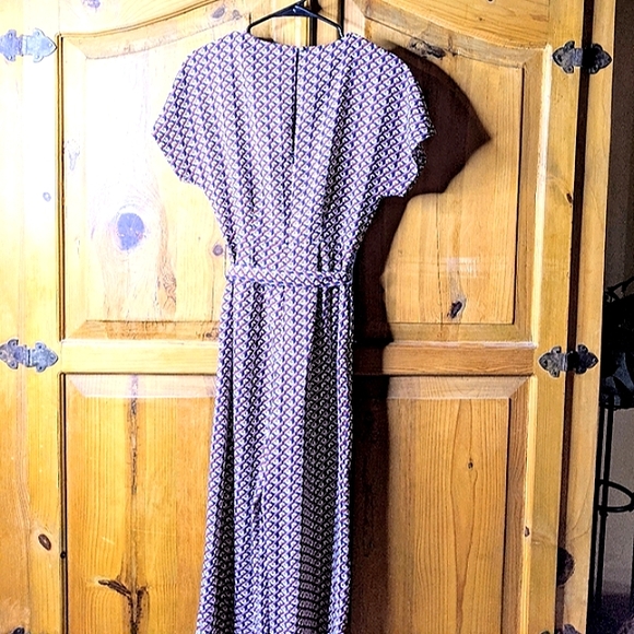 BODEN Floral Geometric Belted Jumper - Picture 8 of 16